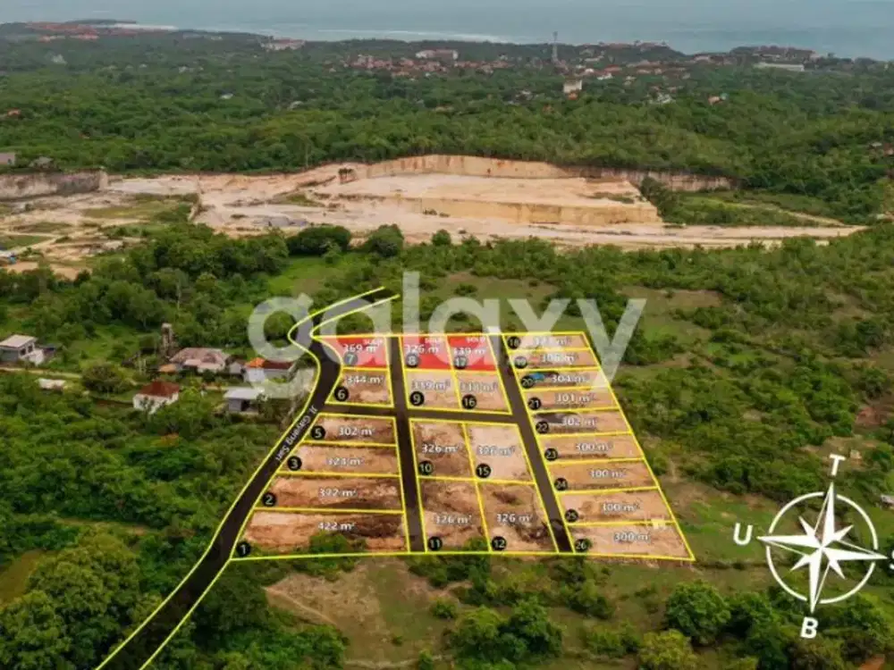 TANAH KAVLING DEKAT DENGAN PUSAT PARIWISATA & PANTAI DI GAYANGSARI NUSA DUA BADUNG, BALI