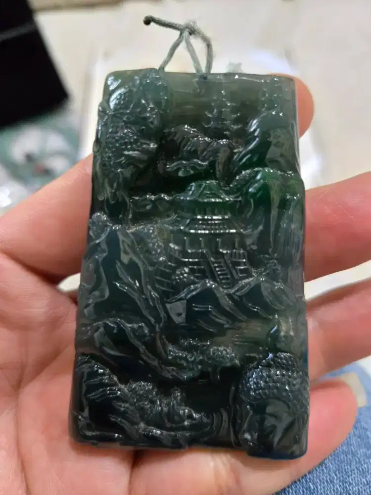 Ukiran giok untuk kalung asli dari ZGYDDSW