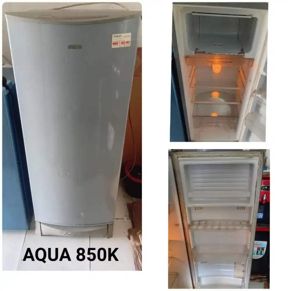 Kulkas AQUA bekas bergaransi