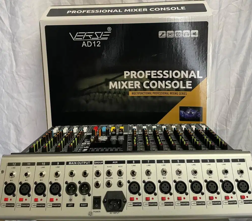 VERSE AD12 - PROFESSIONAL MIXER CONSOLE - ORIGINAL GARANSI RESMI VERSE