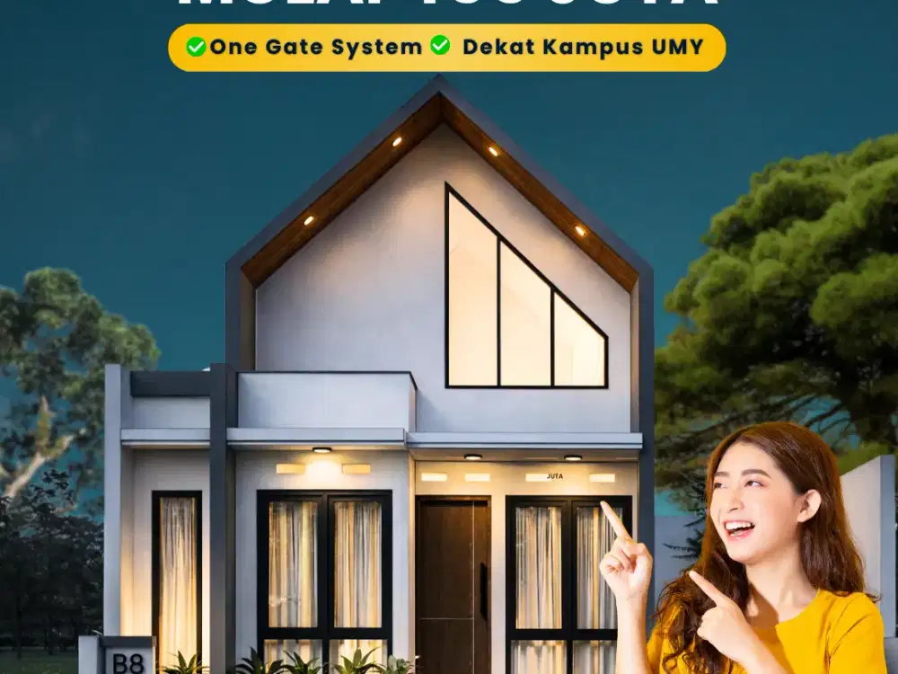 Rumah dalam Cluster One Gate di Gamping Sleman – Hanya 5 Menit ke UMY