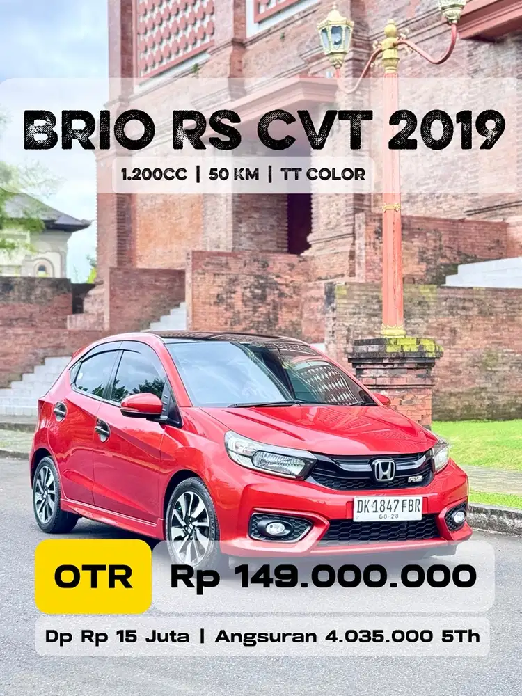Honda Brio 2019 Bensin