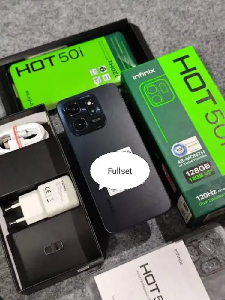 Infinix Hot 50i 6+6/128 Fullset