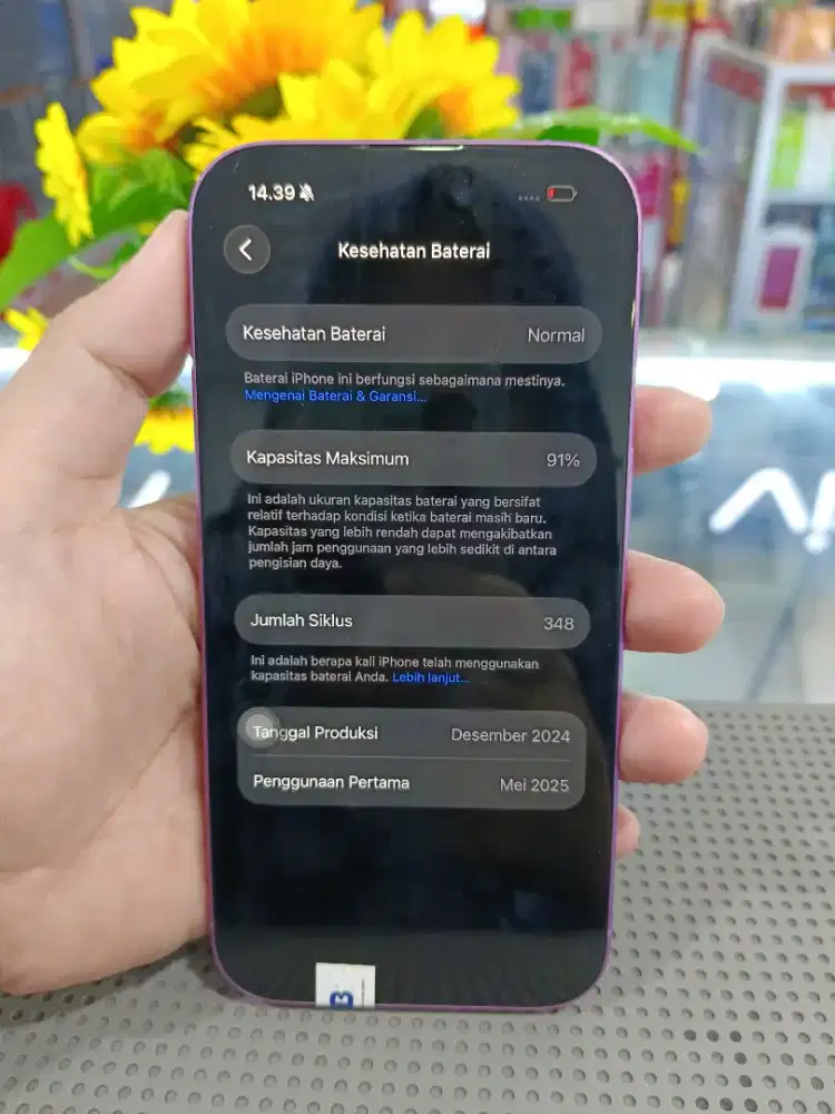 IPHONE 16 128GB SECOND INDO