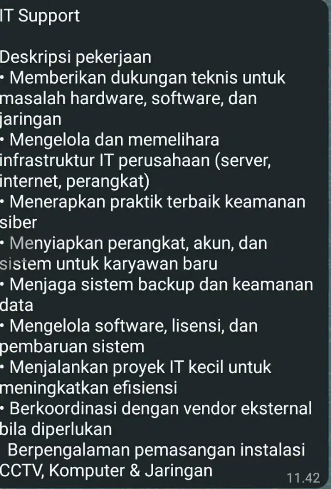IT Support urgent