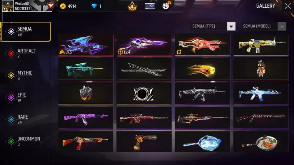 Akun ff murah terjamin