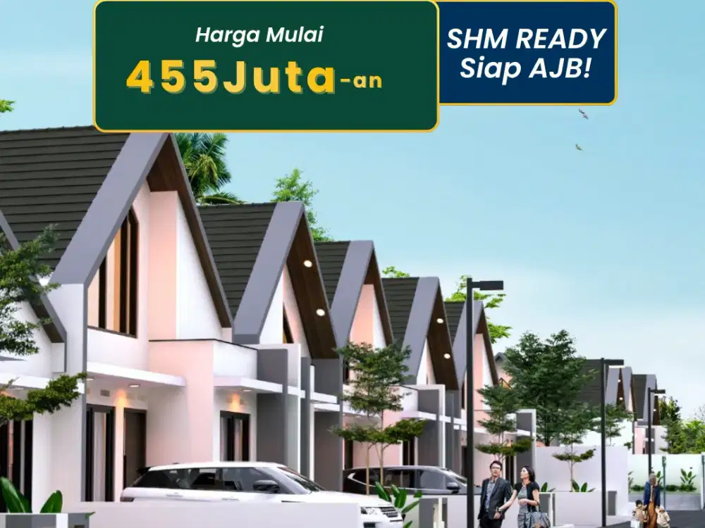 Sertifikat Ready! Rumah Cluster Murah di Gamping Dekat UMY