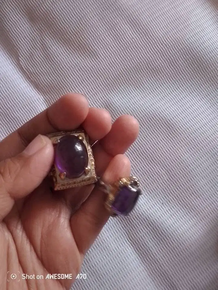 Koleksi Akik Kecubung Ungu Antik