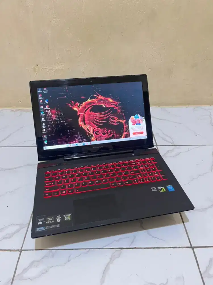 Lenovo Ideapad Y50 70 Seri  Gaming Core i7 VGA GTX Tinggal Pake