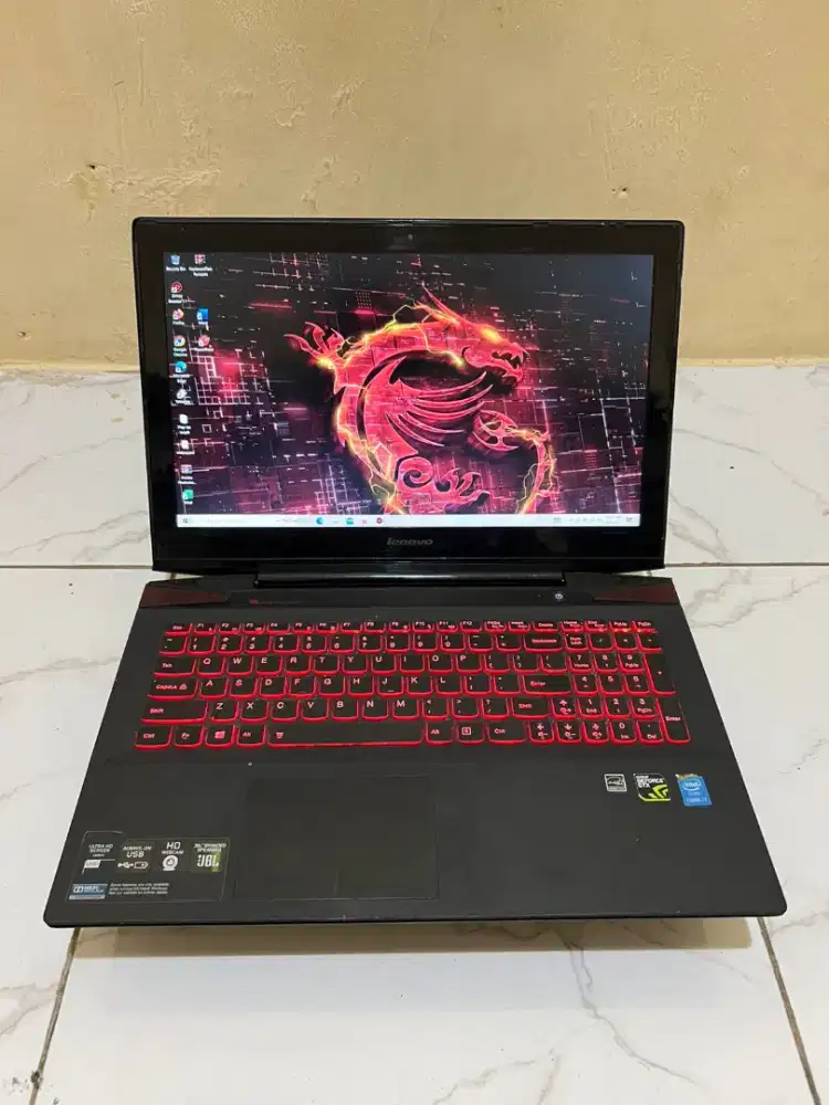 Lenovo Ideapad Y50 70 Seri  Gaming Core i7 VGA GTX Tinggal Pake