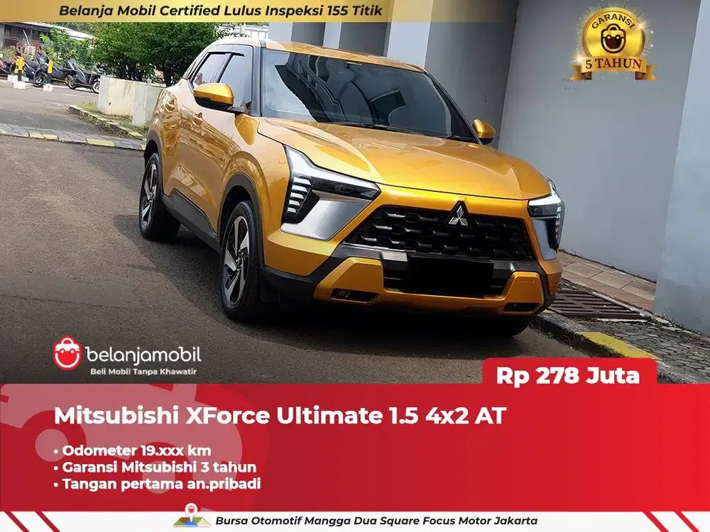 [ GARANSI 5TH ] Mitsubishi XForce X Force Ultimate 1.5 AT 2024 2025