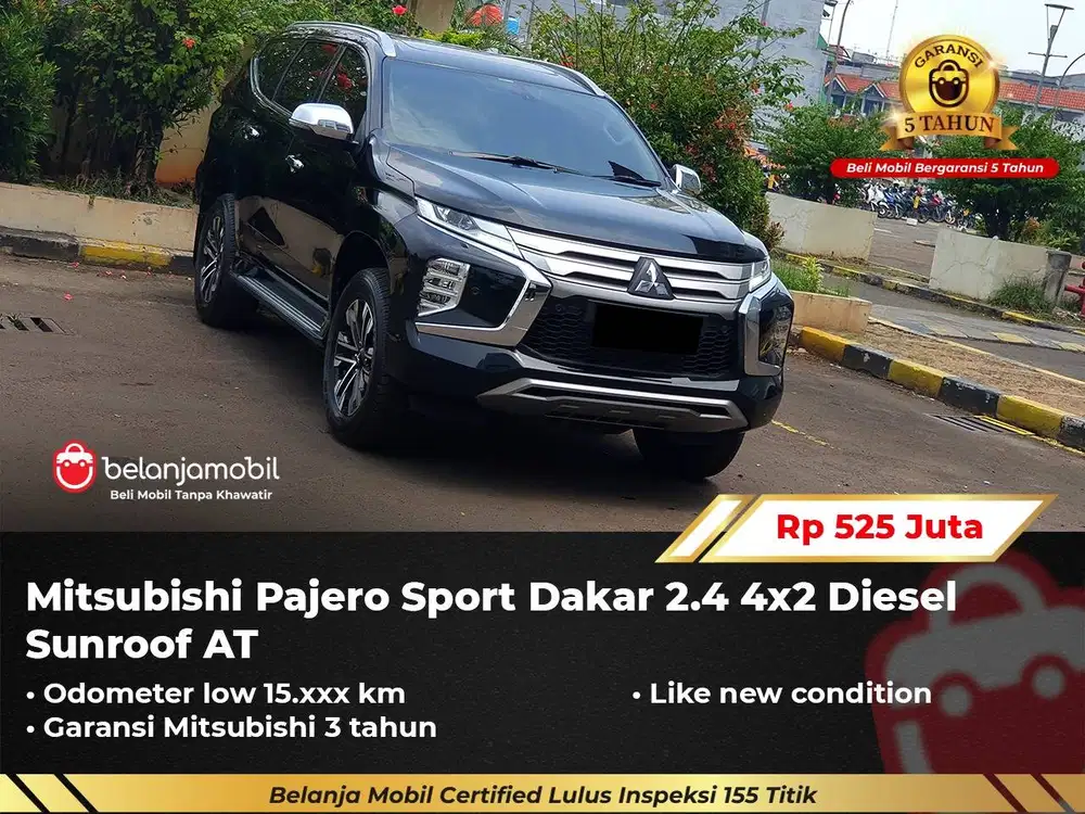 [ LOW KM 15RB ] Mitsubishi Pajero Sport Dakar 2.4 Sunroof 2024/2025