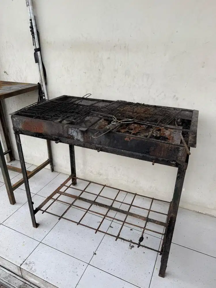 SET BAKARAN ALAT BAKAR ARANG | PANGGANGAN + MEJA + ALAT