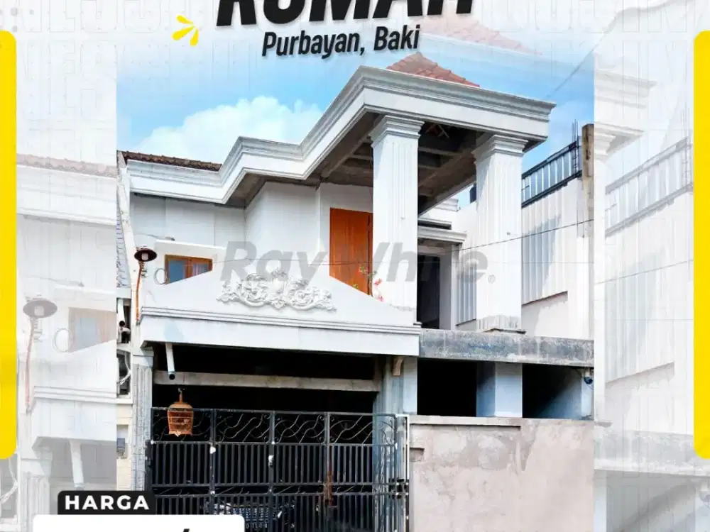 Disewakan Rumah Megah 2 Lantai di Purbayan Baki, Selangkah ke Solo Baru