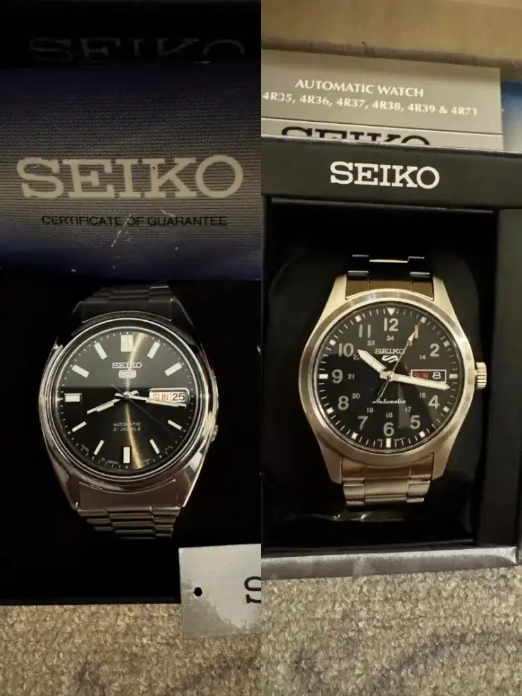 Seiko SRPG27K1 Seiko SNXS79J1 citizen orient casio