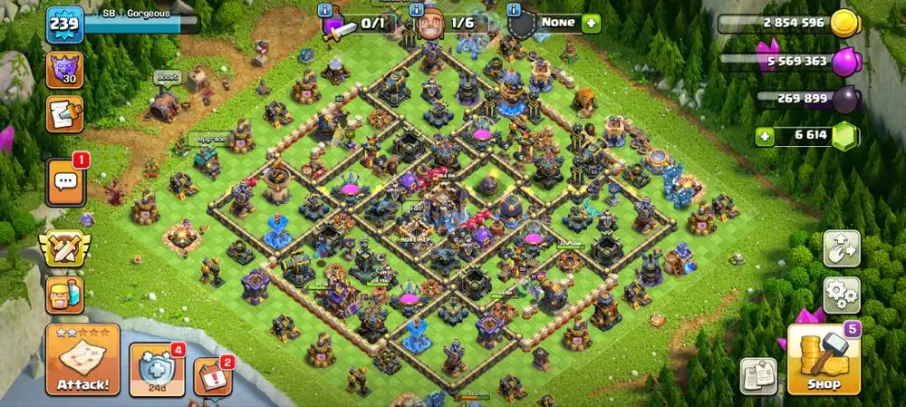 COC TH 18 (Bisa disamakan TH 17 Max)