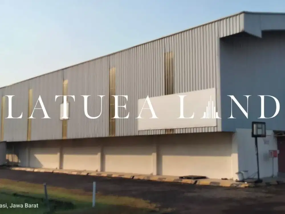 DIJUAL / DISEWAKAN GUDANG & PABRIK STRATEGIS TAMBUN BEKASI