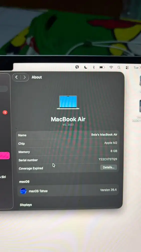 MACKBOOK AIR M2 SECONDHAND