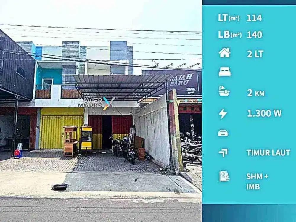 Dijual Murah Ruko 2 Lantai di Jalan Danau Jonge, Madyopuro Sawojajar Malang