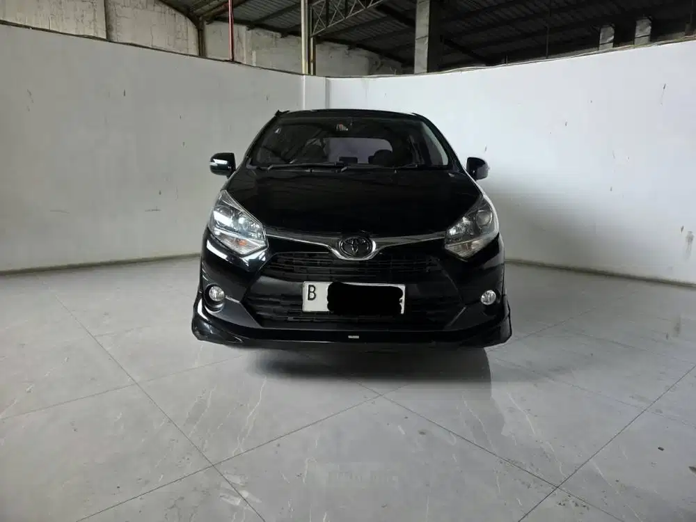 Toyota Agya G TRD 1.2 MT ( Manual ) 2019 Hitam Km low 53rban  Genap