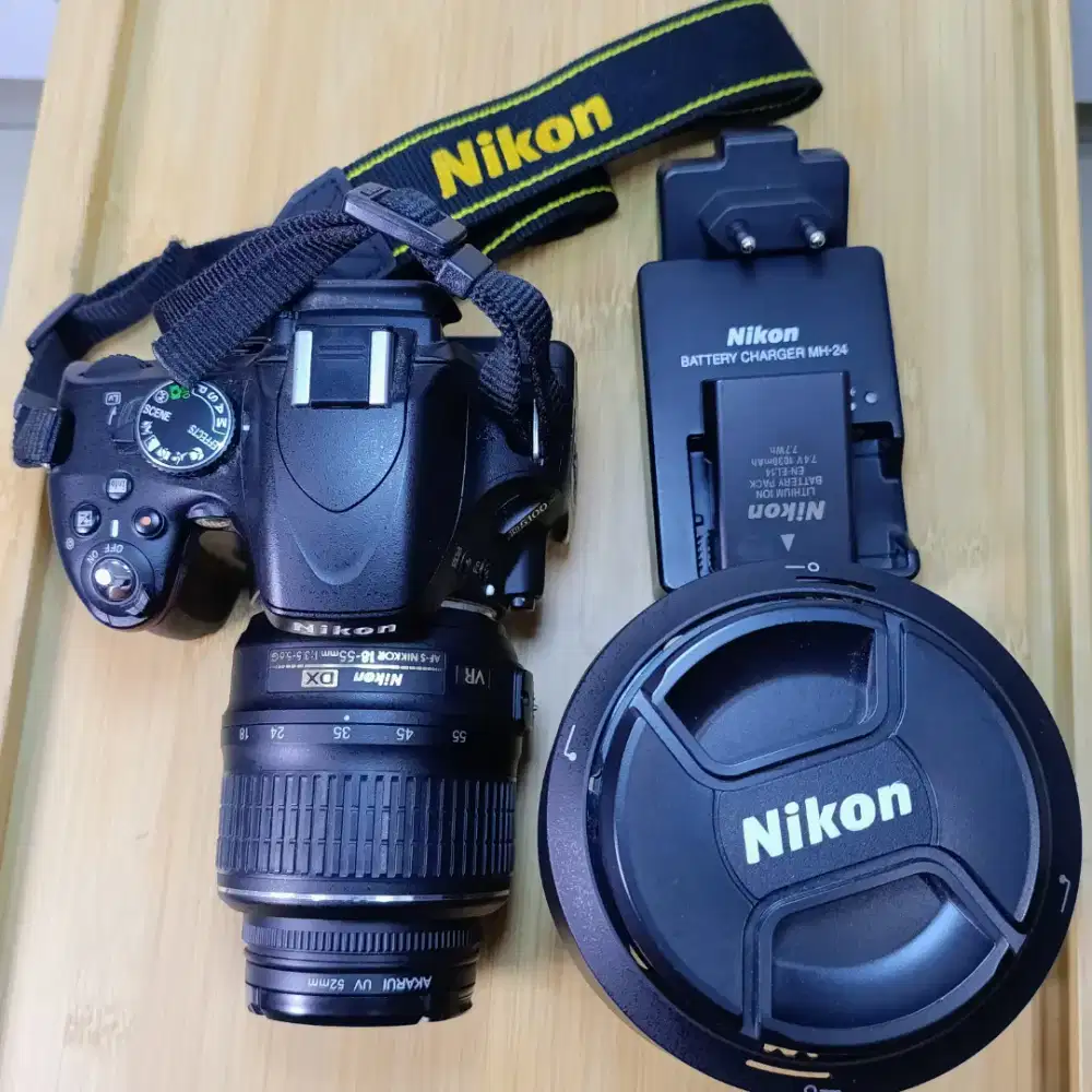 Kamera Nikon D5100 Kit 18-55 MM + Lensa Wide NIKKOR AF S 10-24-No Box