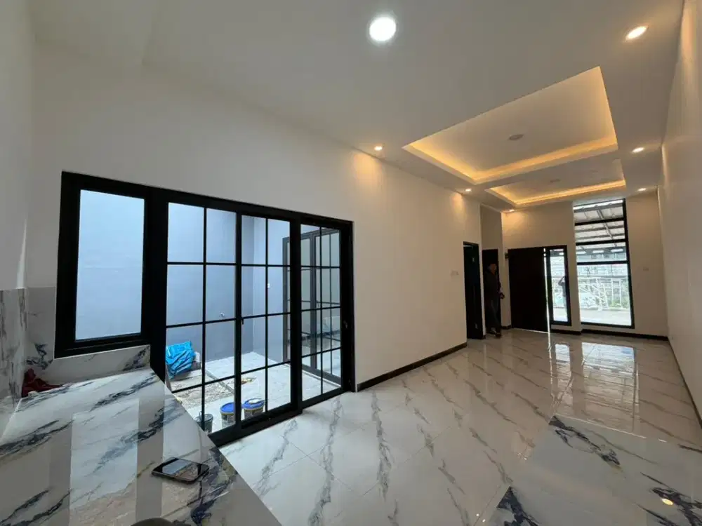 Dijual Cepat Rumah Modern Baru Renovasi Perumahan Permata Cimanggis Cluster Zamrud, 90m, Shm -600jt All in!