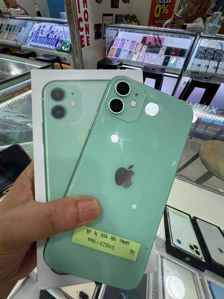 IPHONE 11 256GB ALL OPERATOR GREEN MANTAAP