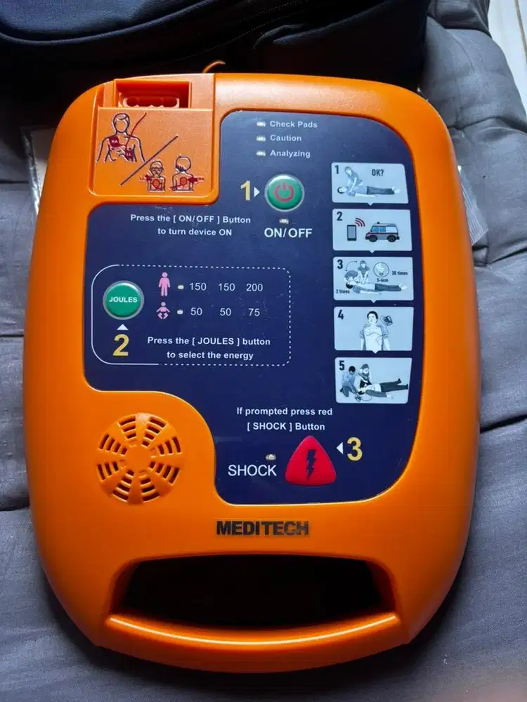AED meditech 5S  bahasa indonesia