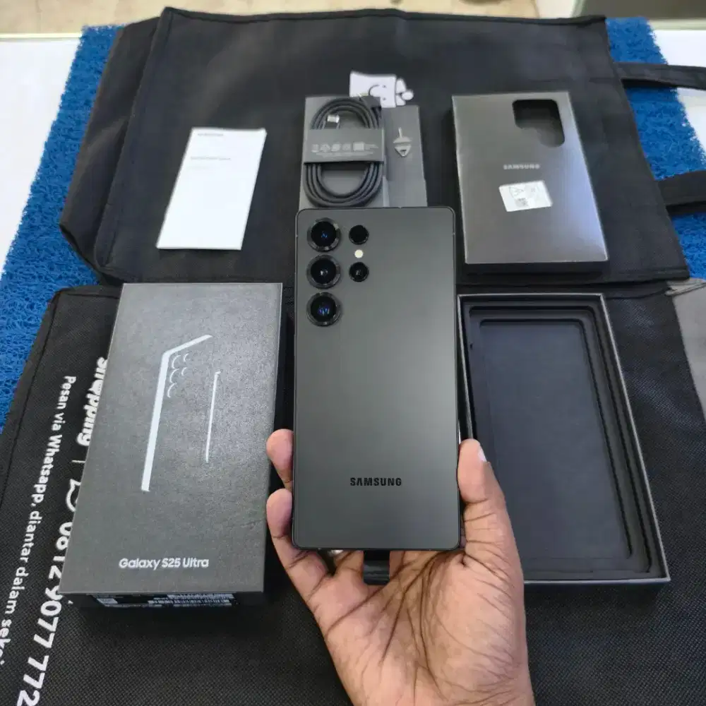 Samsung Galaxy S25 Ultra 12/1TB 99,9% kyk baru like new Ex resmi Sein