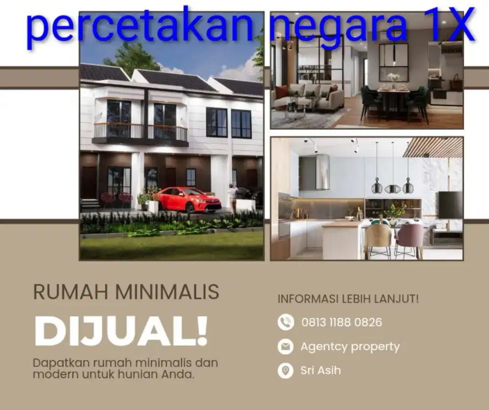 Rumah mewah murah percetakan negara 1X,,5 menit dari BPOM percetakan
