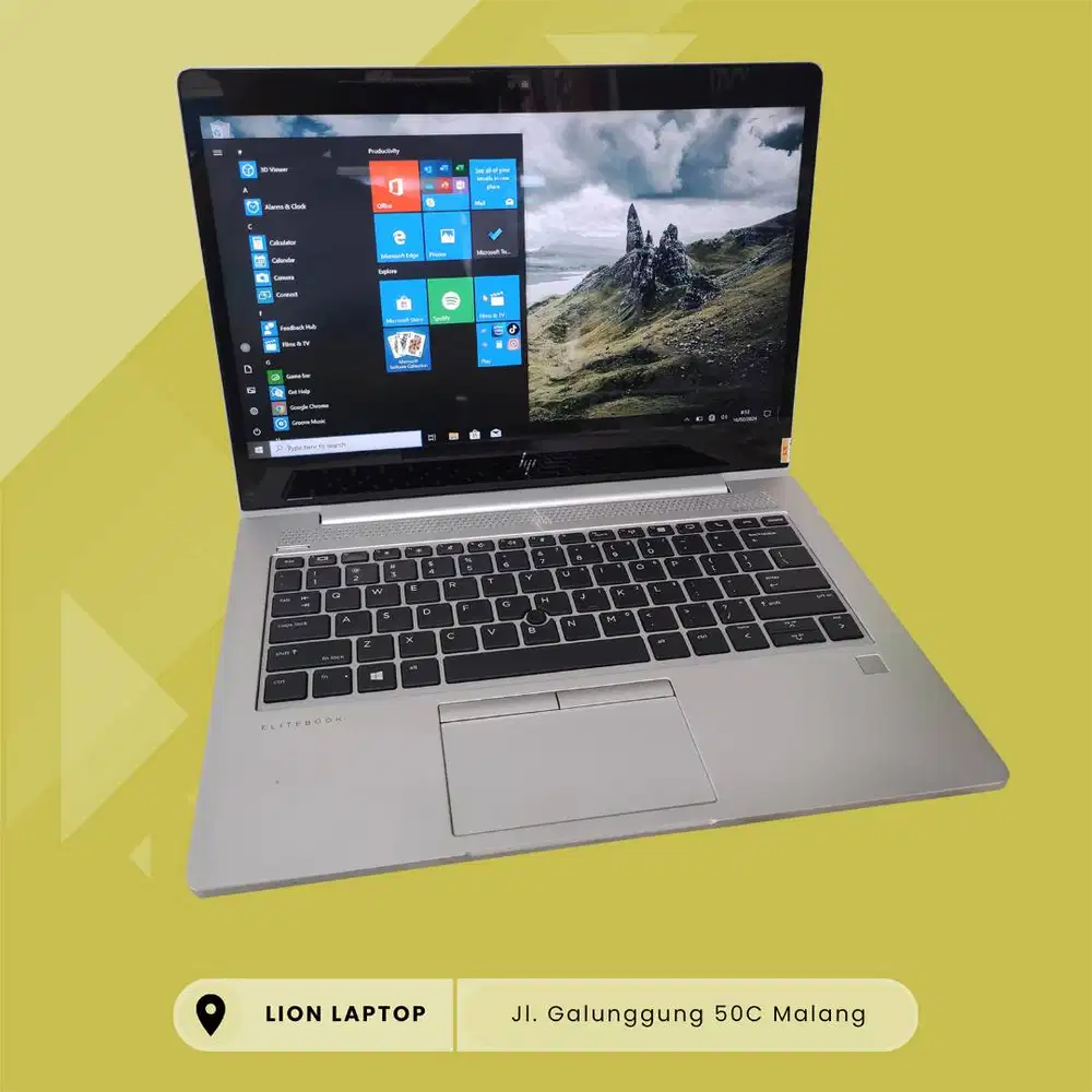 Core i7 gen 8 RAM 8GB Touchscreen Slim HP Elitebook 830 G6 [07|04]