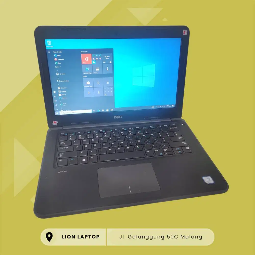 Core i5 Gen 7 Murah Mulus RAM 8GB SSD 256GB Dell Latitude 3380 [07|04]