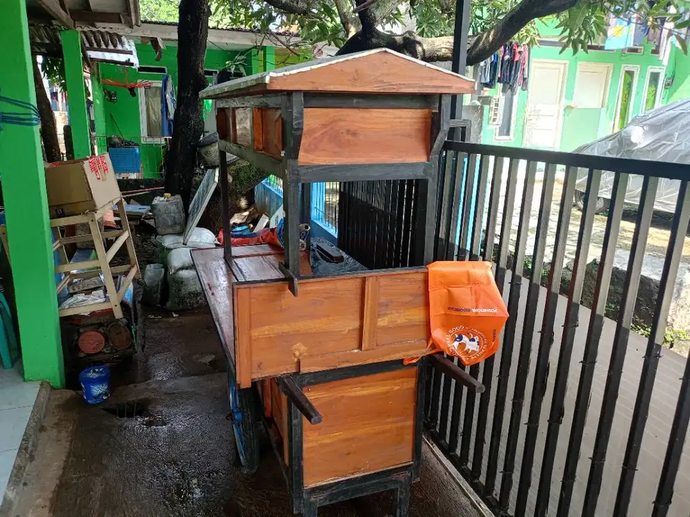 Gerobak angkringan murah meriah