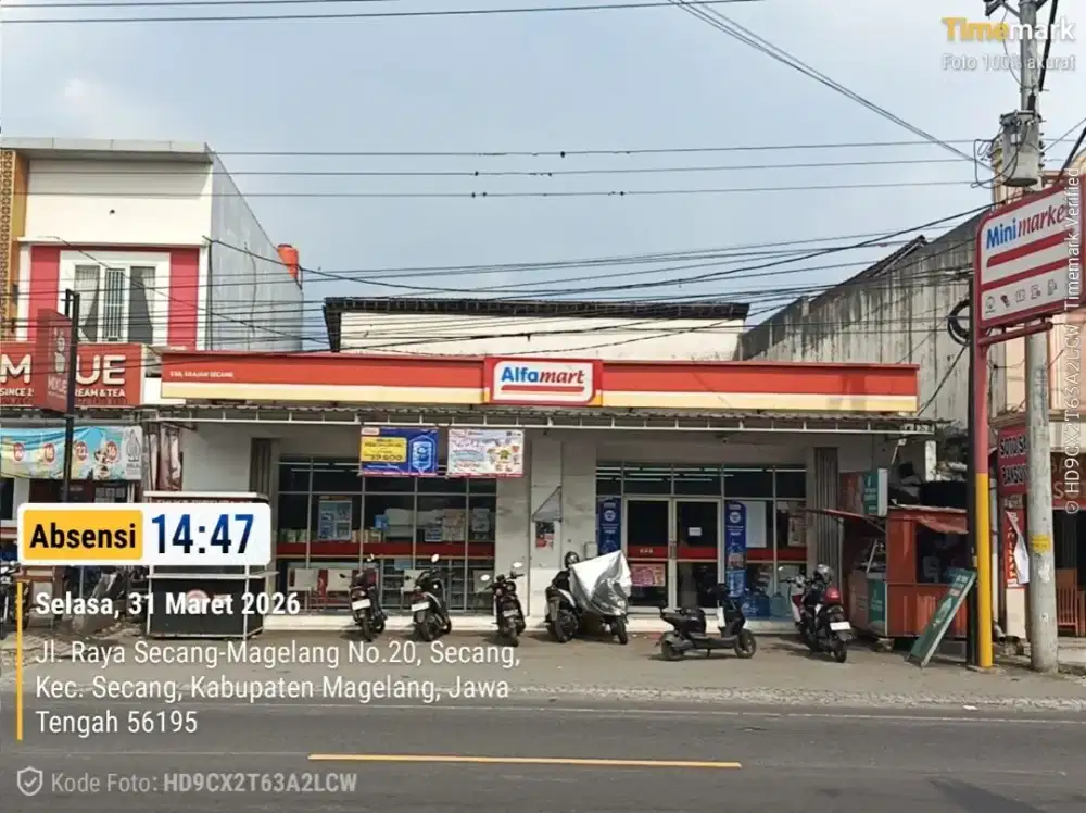 Dijual Cepat Aset Pribadi Tanah + Bangunan Beserta Usaha Franchisenya