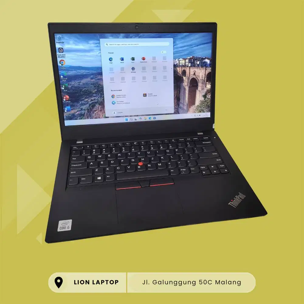 i5 Gen 10 Murah RAM 8GB SSD 256GB Lenovo Thinkpad L14 [07|04]