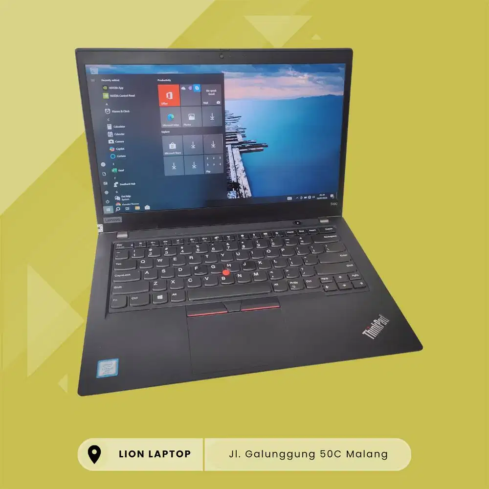 Double VGA NVIDIA Core i5 8/256 Slim Lenovo Thinkpad T490 [07|04]