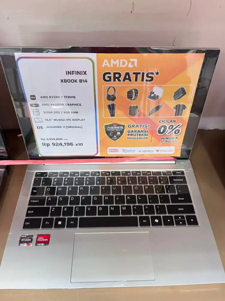 Laptop Infinix ada promo cicilan 0%