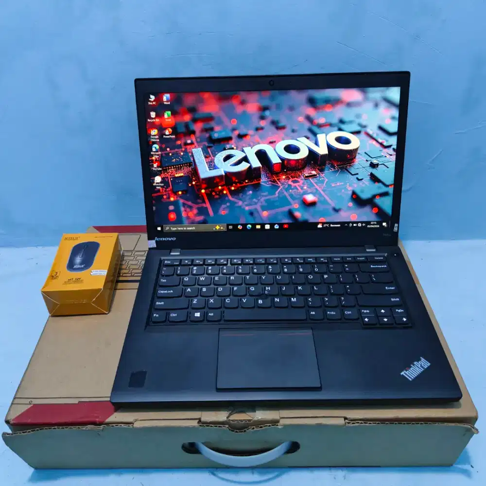 Laptop Lenovo Thinkpad Slim Core i5 Gen 4 Ram 8GB Siap pakai Win 10