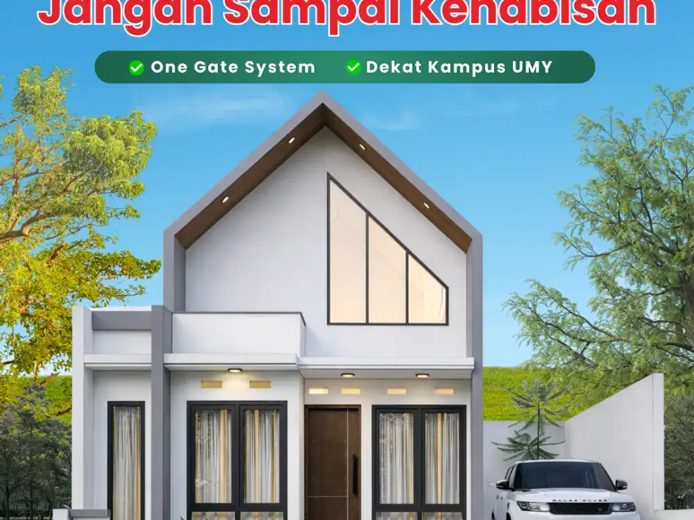 Rumah Cluster Strategis di Gamping Sleman Dekat UMY