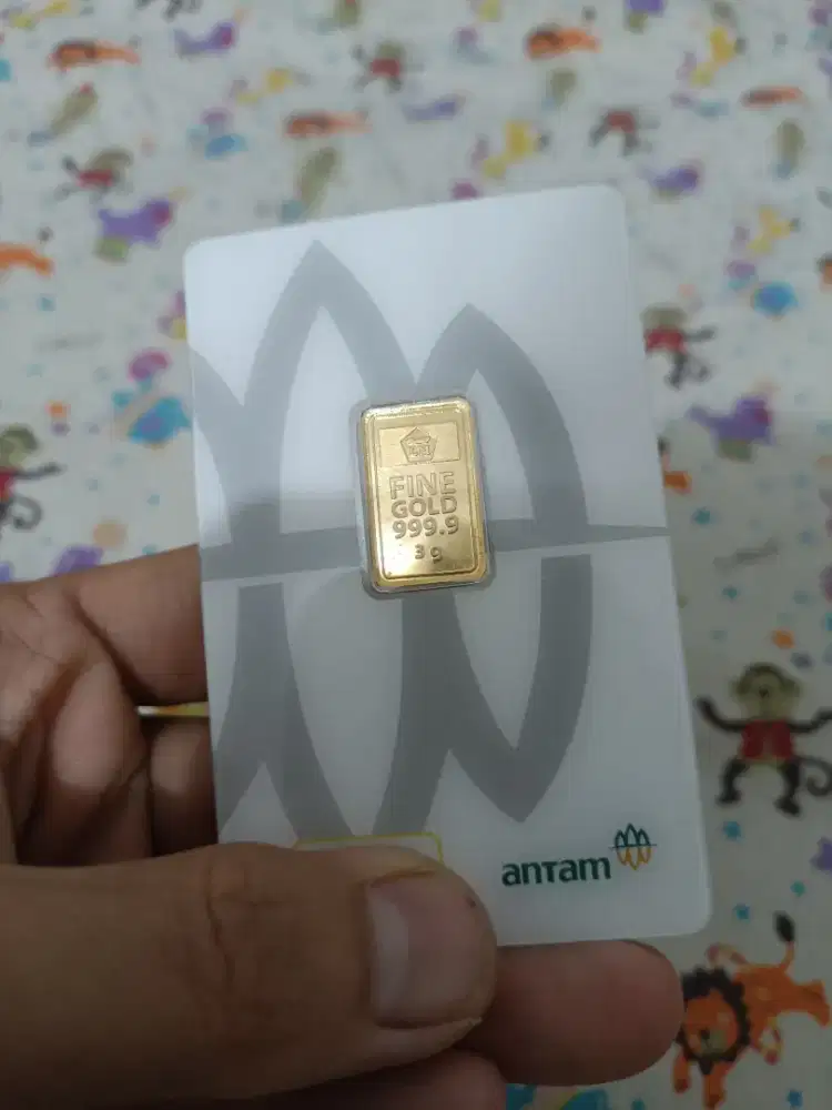 Logam Antam 3 gram  2018