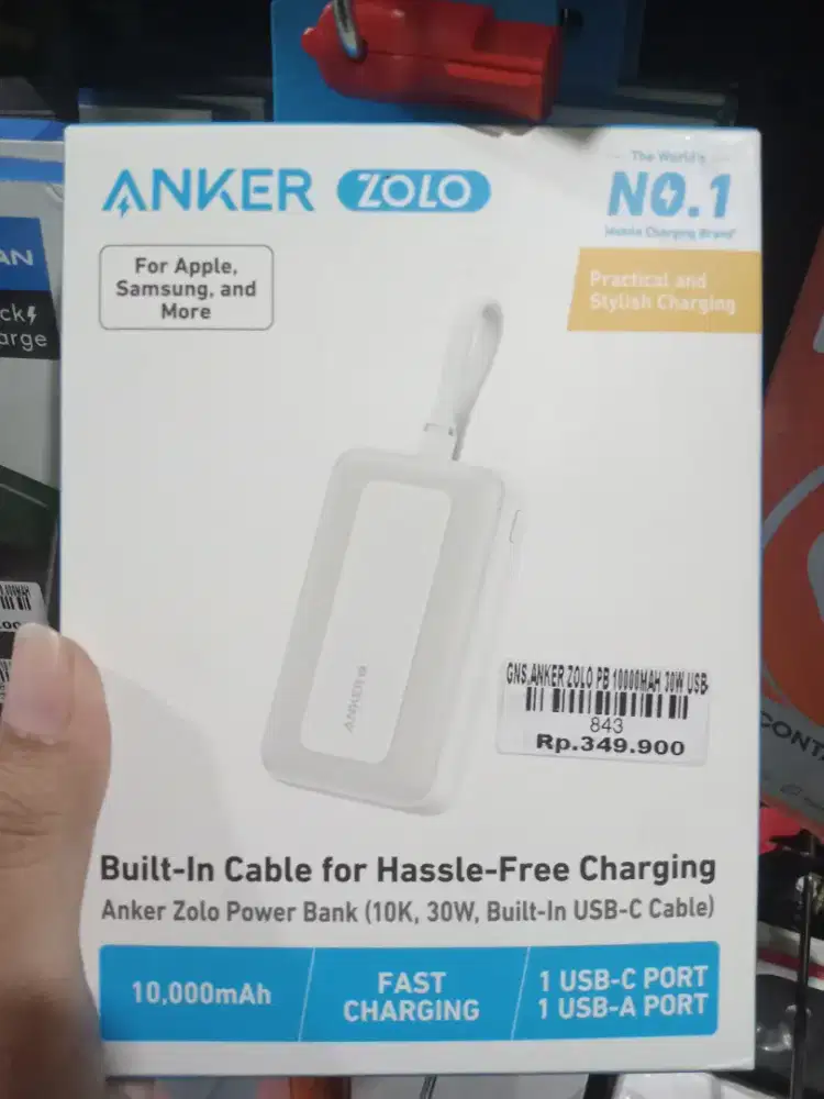 ANKER ZOLO PB 10000MAH 30W USB| ATLANTIS DAHSYAT