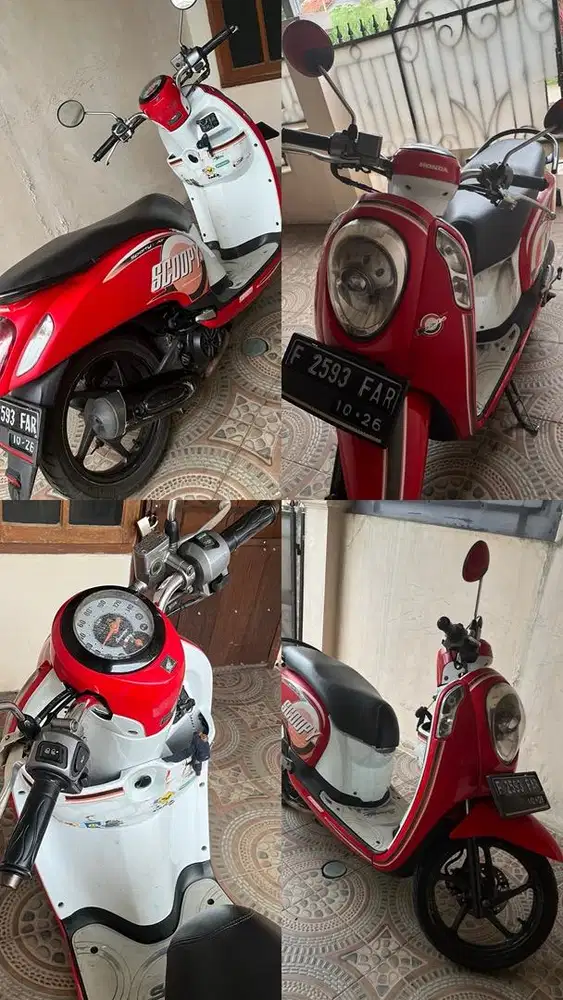 Honda Scoopy 2016 Sporty Merah