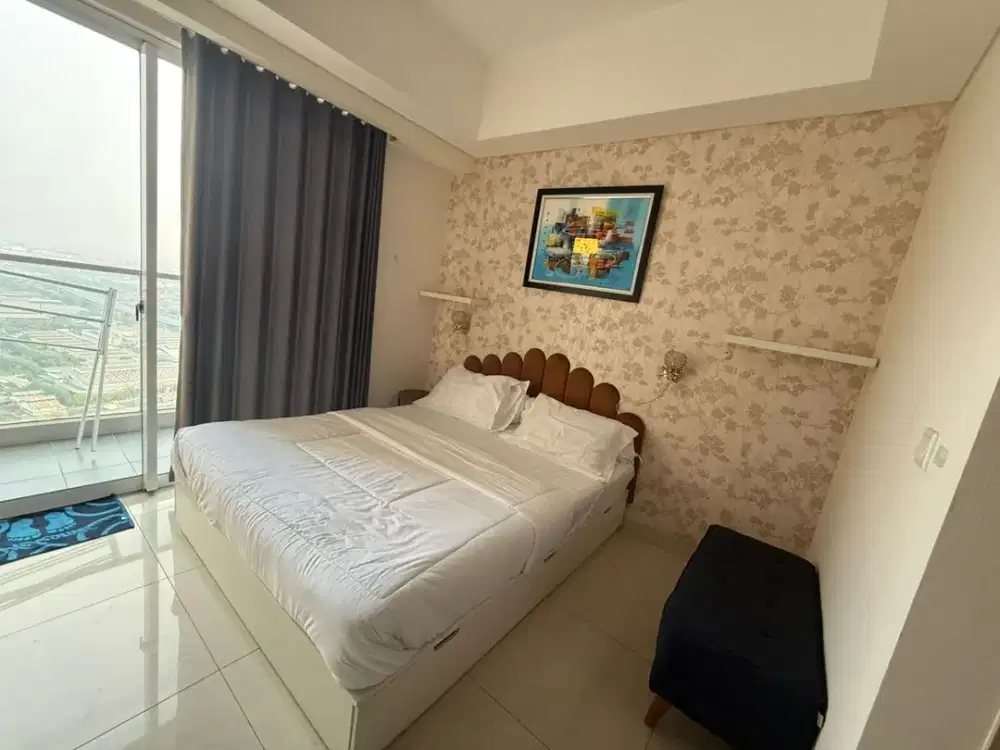 Termurah Dijual Apartement Sedayu City Kelapa Gading  Jakarta Utara   Luas 28 mtr Tipe Studio  Lantai 32 KM 1 KT 1 Fully Furnished  Tinggal bawa koper