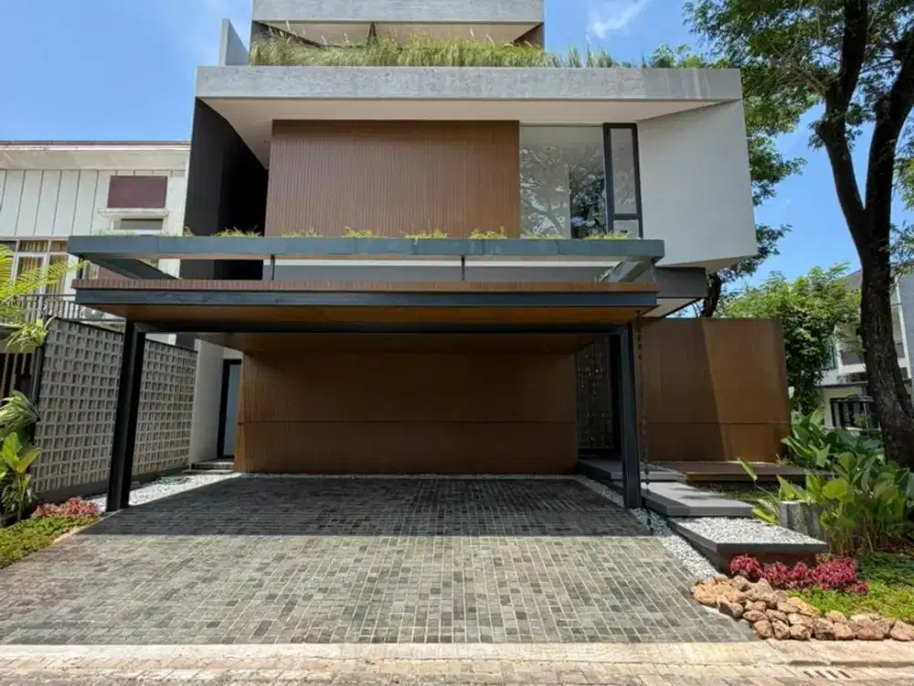 Rumah Baru Bangunan Mandiri Foresta BSD Mewah 3 Lantai Plus Rooftop