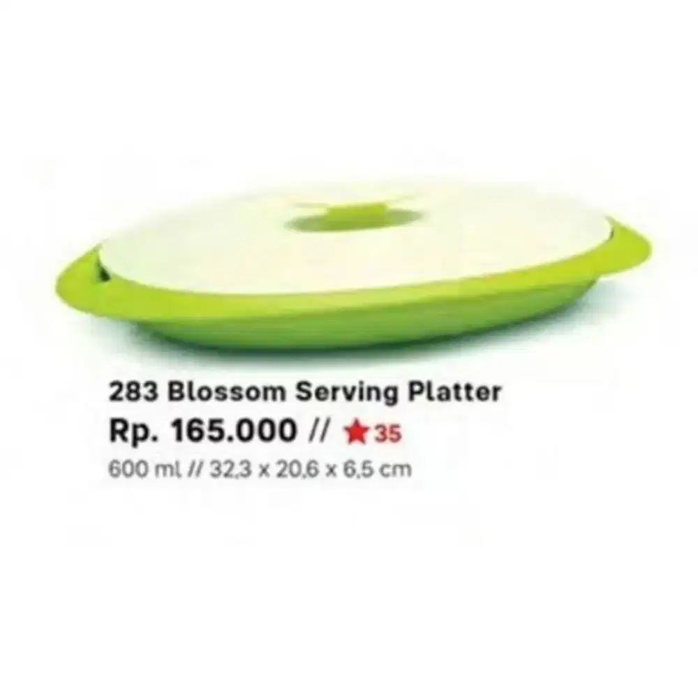 tupperware blossom serving platter