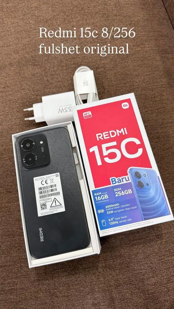 Redmi 15c 8/256 fulshet original