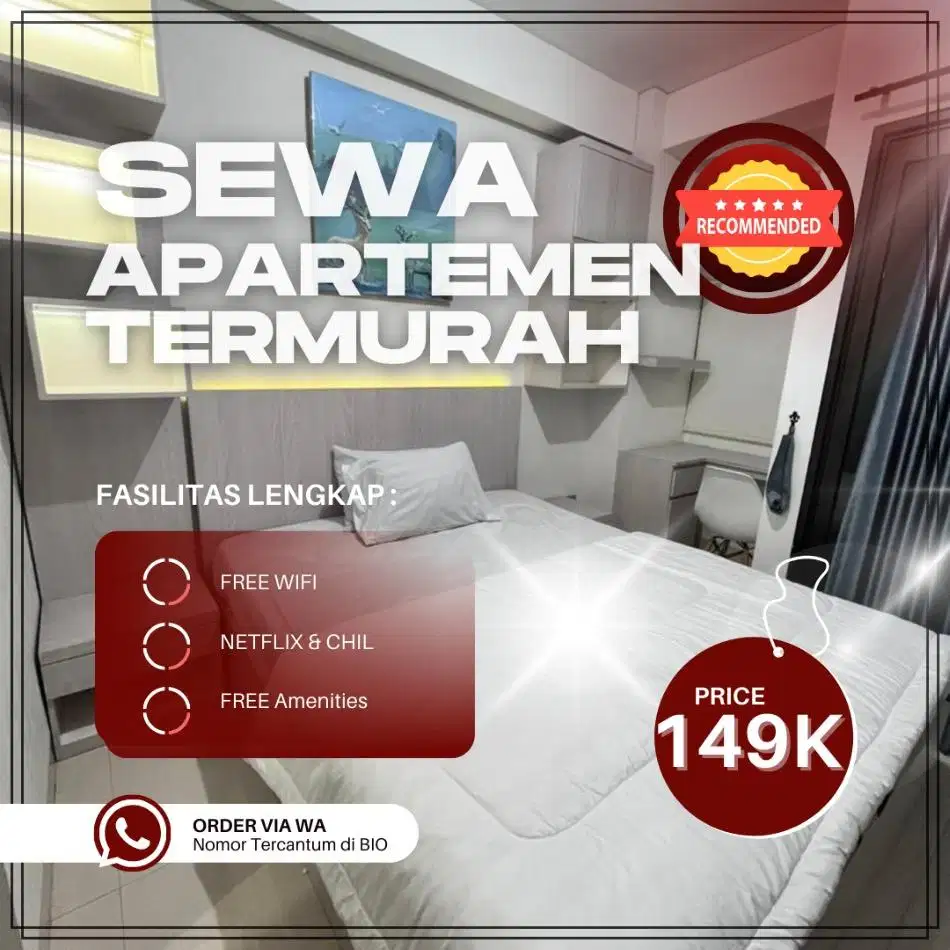 Sewa apartemen Tangerang Emerald Bintaro Harian/Transit Termurah