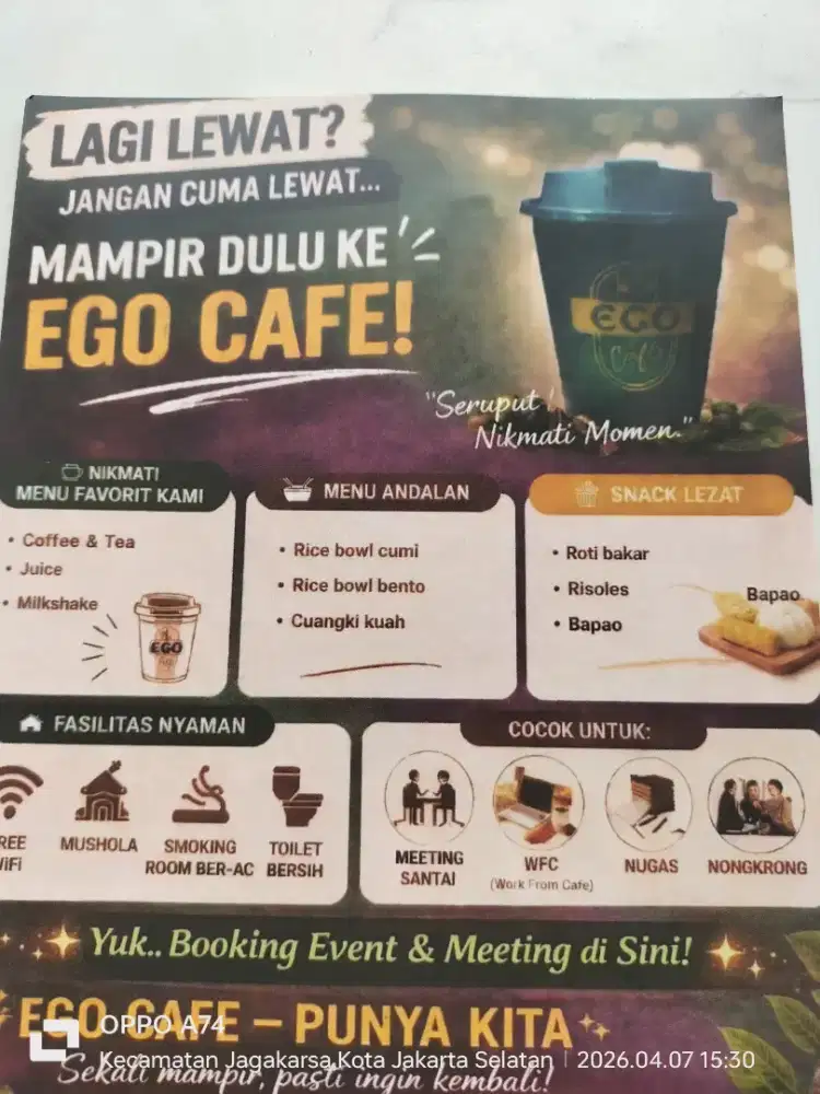 Lowongan Pekerjaan crew Cafe