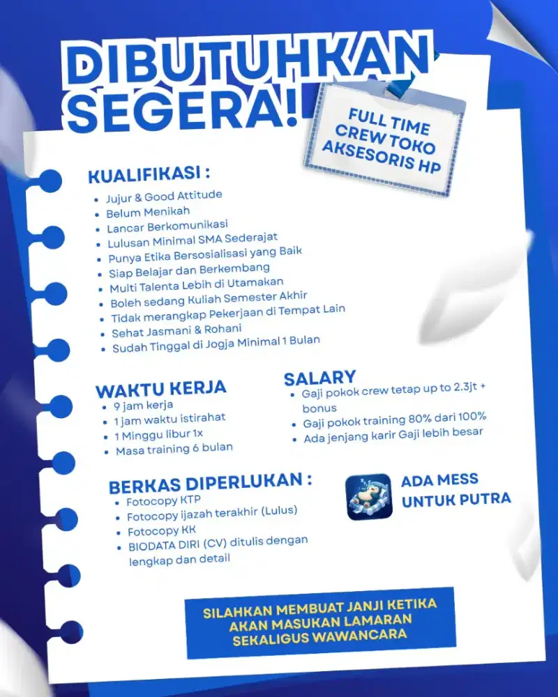 Crew Toko Aksesoris HP