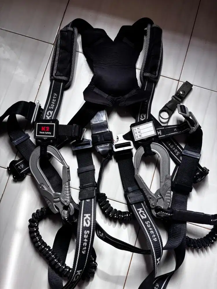 Safety belt project K2 (Premium Full body harness, K2, Black color)